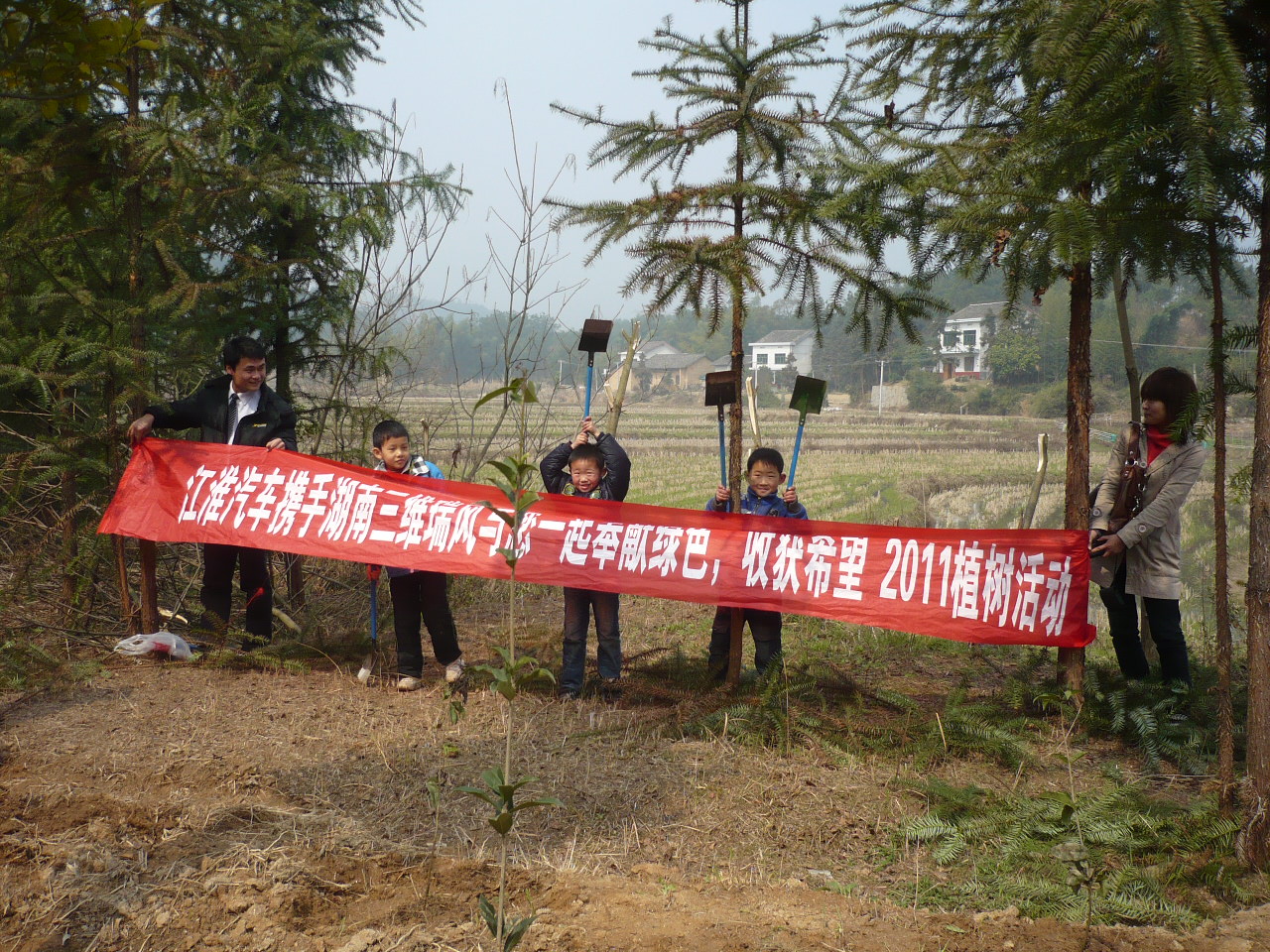 三维瑞风发展植树活动